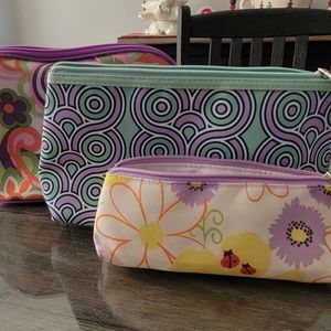 set of 3 cosmetic travel bags
